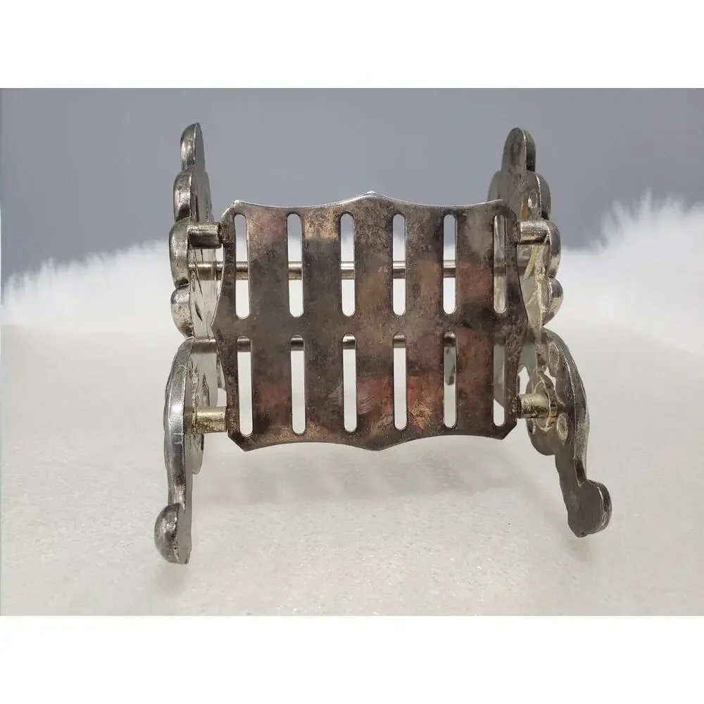 1970s Towle Silversmith Italian Knife Holder Caddy Reproduction Victorian gothic